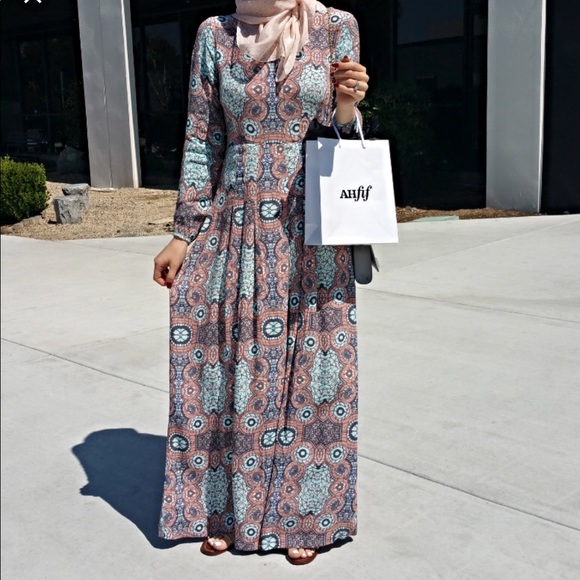 h&m long maxi dress